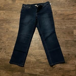 Christopher & Banks straight leg jeans, size 12P
